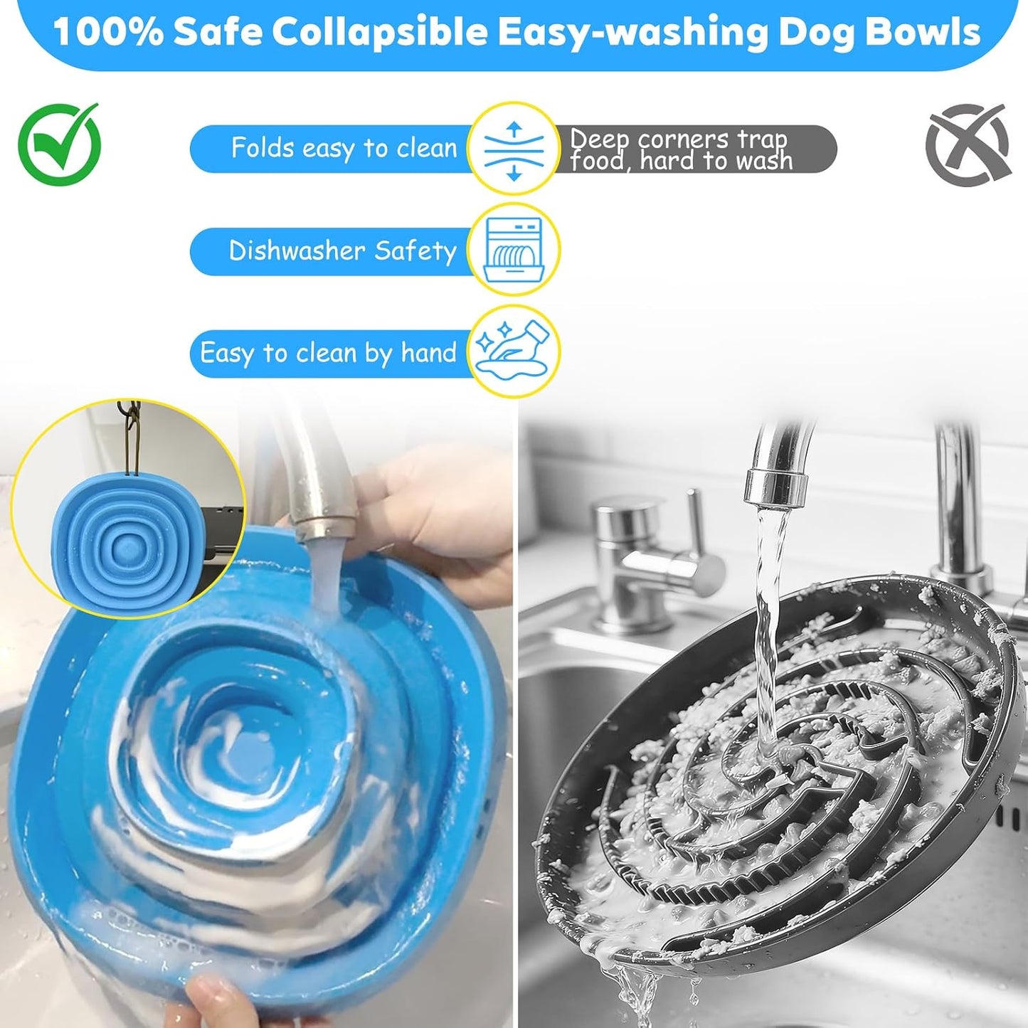 Revolutionary Silicone Dog Lick Mat: The Ultimate Convertible Slow Feeder for Fast-Eating Dogs