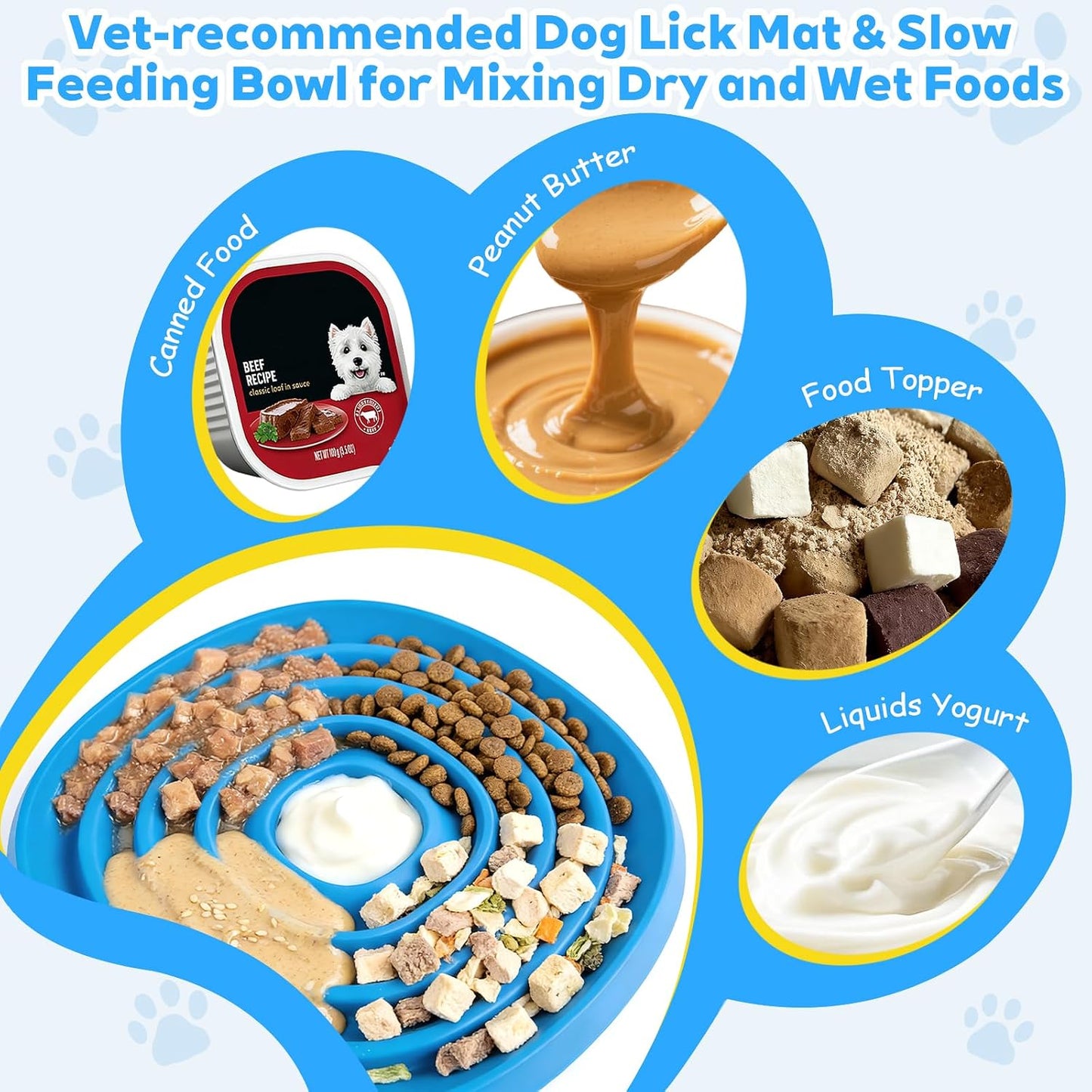 Revolutionary Silicone Dog Lick Mat: The Ultimate Convertible Slow Feeder for Fast-Eating Dogs