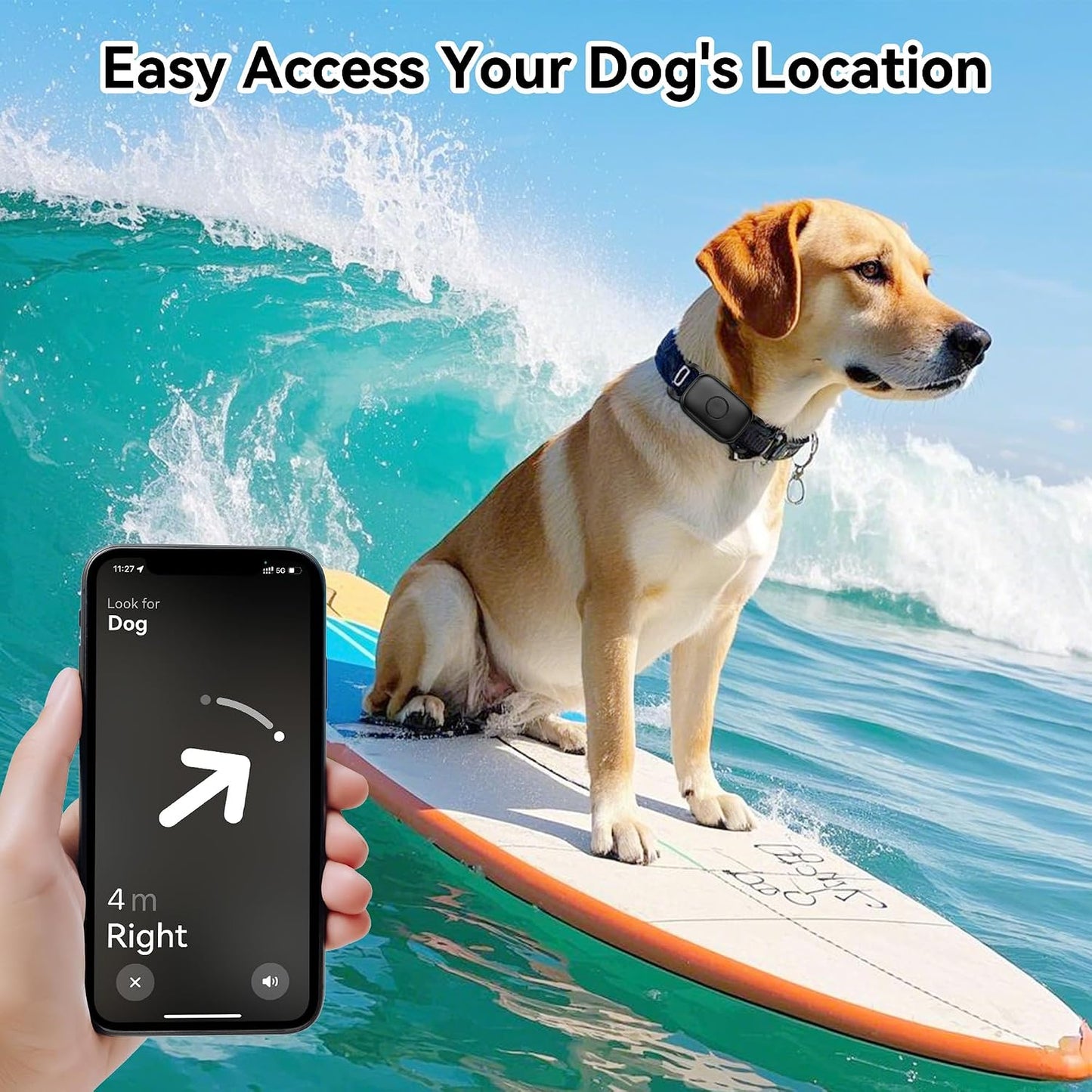 2-Pack Waterproof Dog Collar Holder for Tile Life360 Pro Tracker–Not for Tile Mate/Sticker, Silicone Cover for Tile Tracker Case Pet Collar, Shockproof and Scratch-Resistant, Lightweight, Black